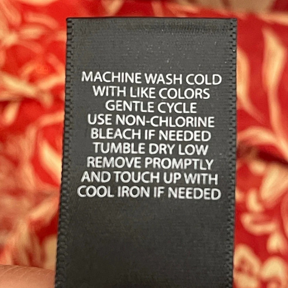 Torrid Babydoll Mini Dress Size 6X Red Floral Chiffon Bishop Sleeve Pockets - Picture 8 of 11